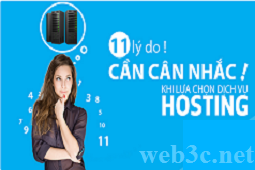 11 lý do bạn cần cân nhắc khi đăng ký dịch vụ hosting