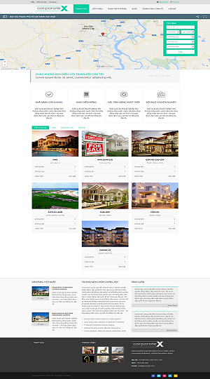 Mẫu web bất động sản 004