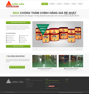 Mẫu web bán hàng 006