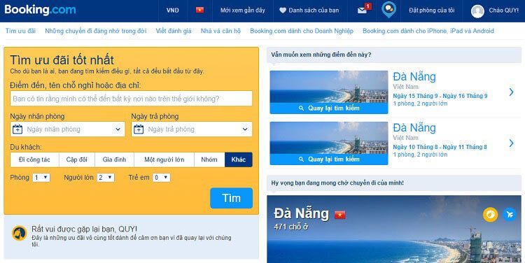 Thiết kế website khách sạn với tính năng đặt phòng cao cấp