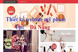 Thiết kế website mỹ phẩm chuyên nghiệp tại Đà Nẵng
