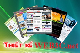 Thiết kế website giá rẻ tại Web3c.net năm 2017