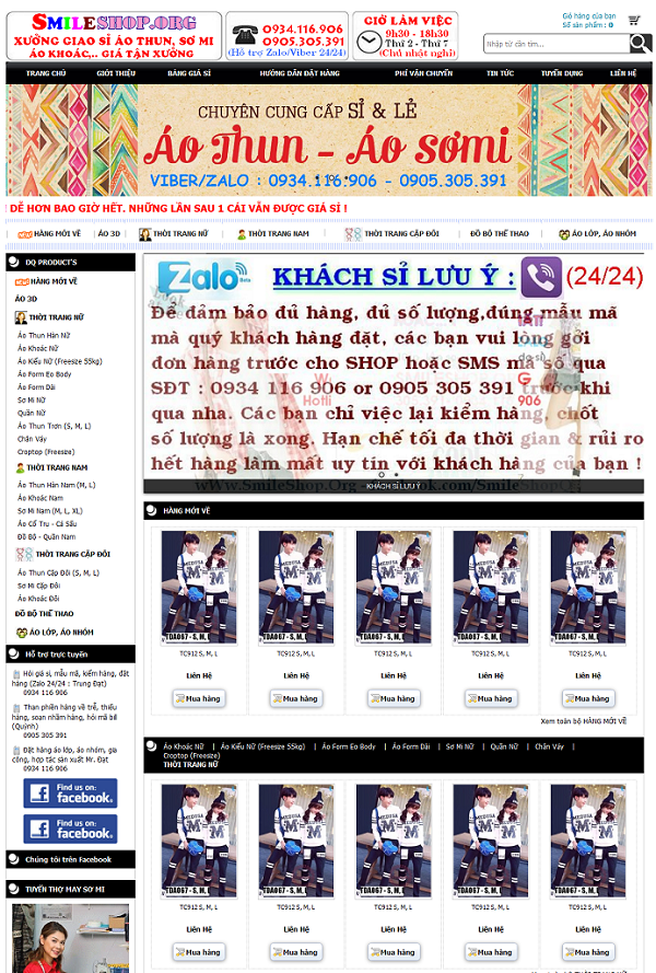 Mẫu website thời trang 003 – Clothesshop