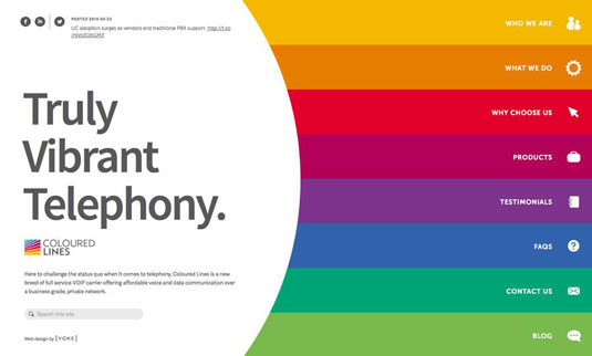 xu hướng màu sắc trong thiét kế web